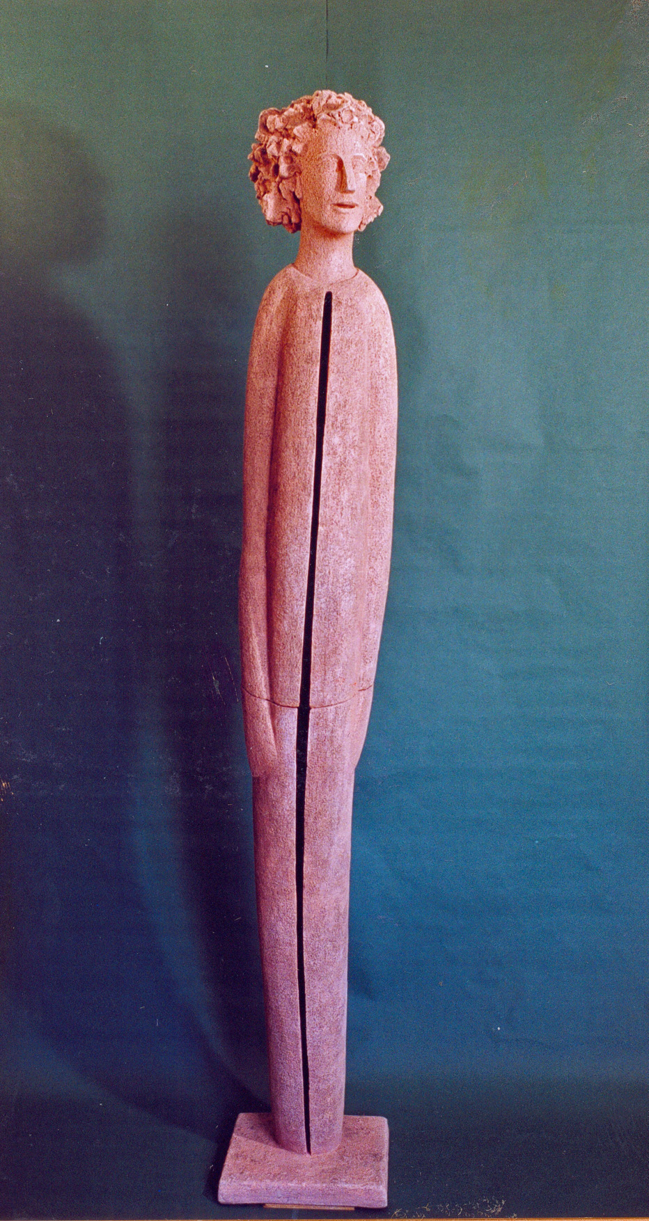 5 Colombine, 1998-2000, terre cuite chamottée, pièce unique h.180 cm
