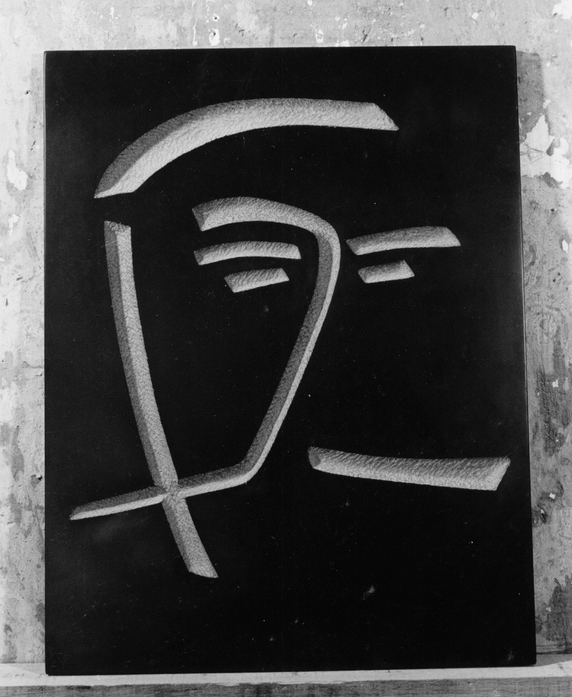 8. Emerveillement, 1994, marbre noir de Volos, 65x50cm